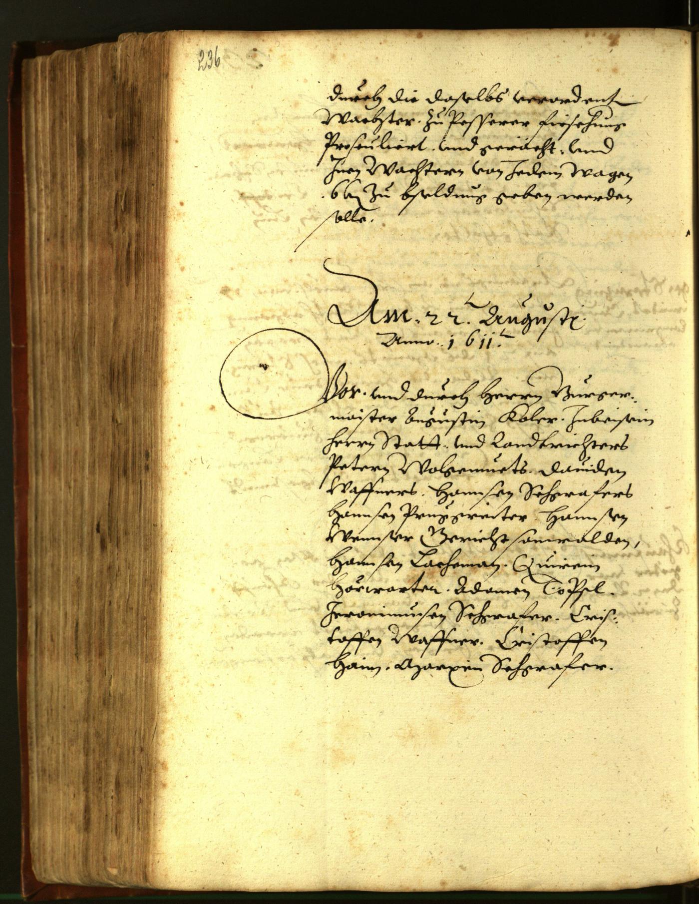 Archivio Storico della Città di Bolzano - BOhisto protocollo consiliare 1611 