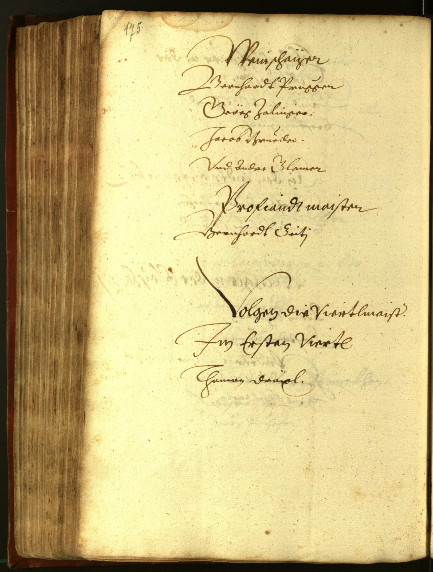 Stadtarchiv Bozen - BOhisto Ratsprotokoll 1611 