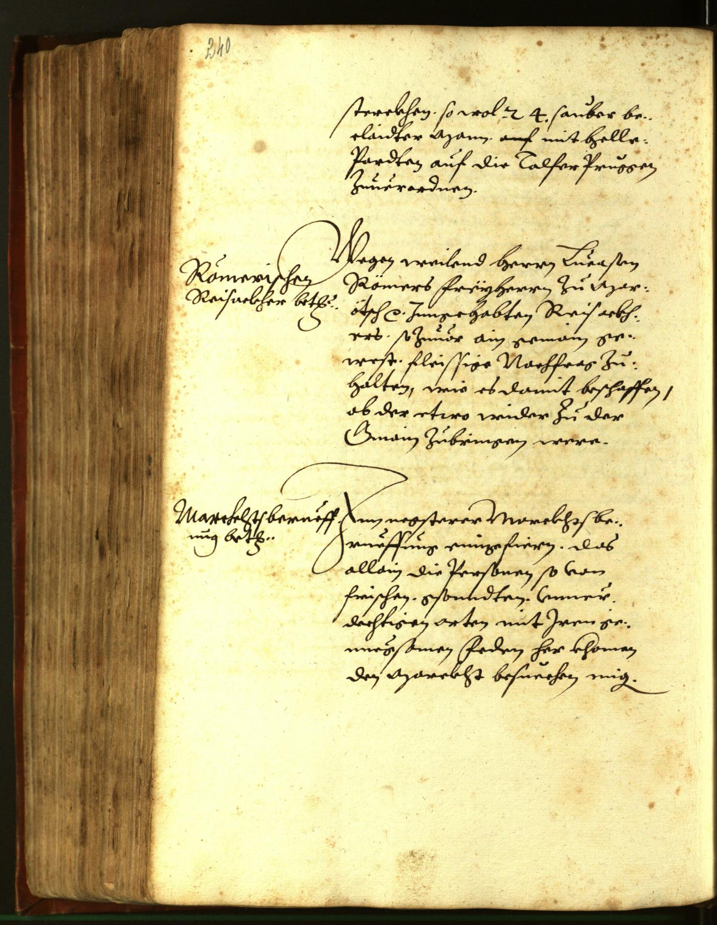 Stadtarchiv Bozen - BOhisto Ratsprotokoll 1611 