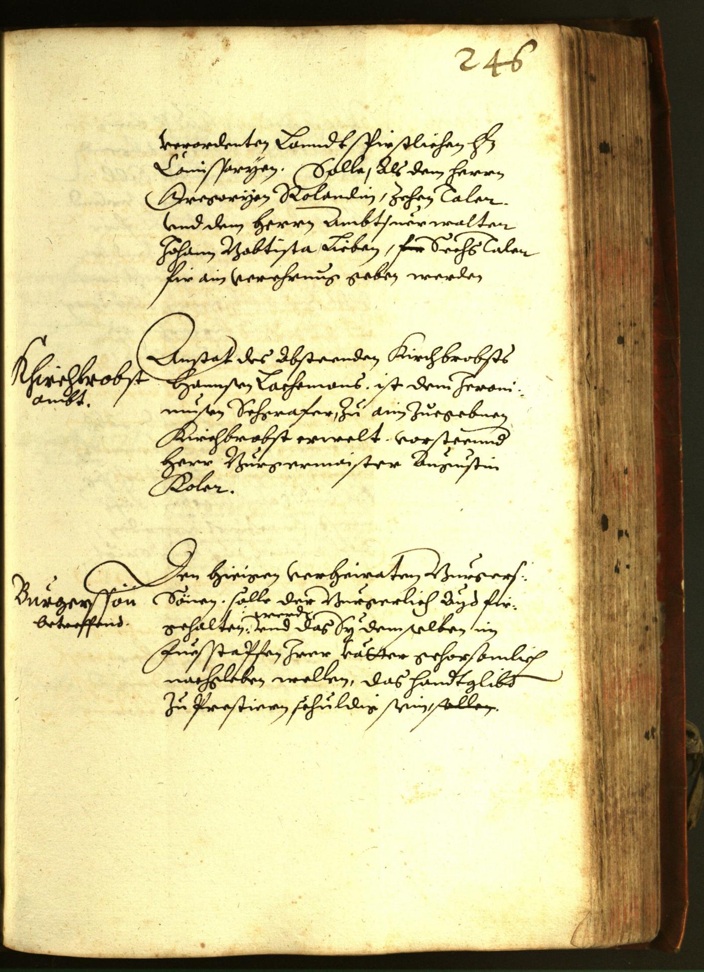 Stadtarchiv Bozen - BOhisto Ratsprotokoll 1611 