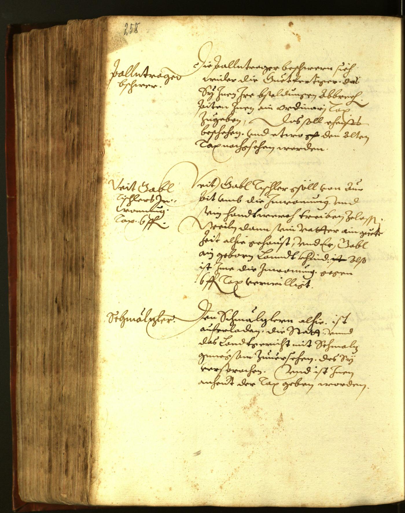 Stadtarchiv Bozen - BOhisto Ratsprotokoll 1611 