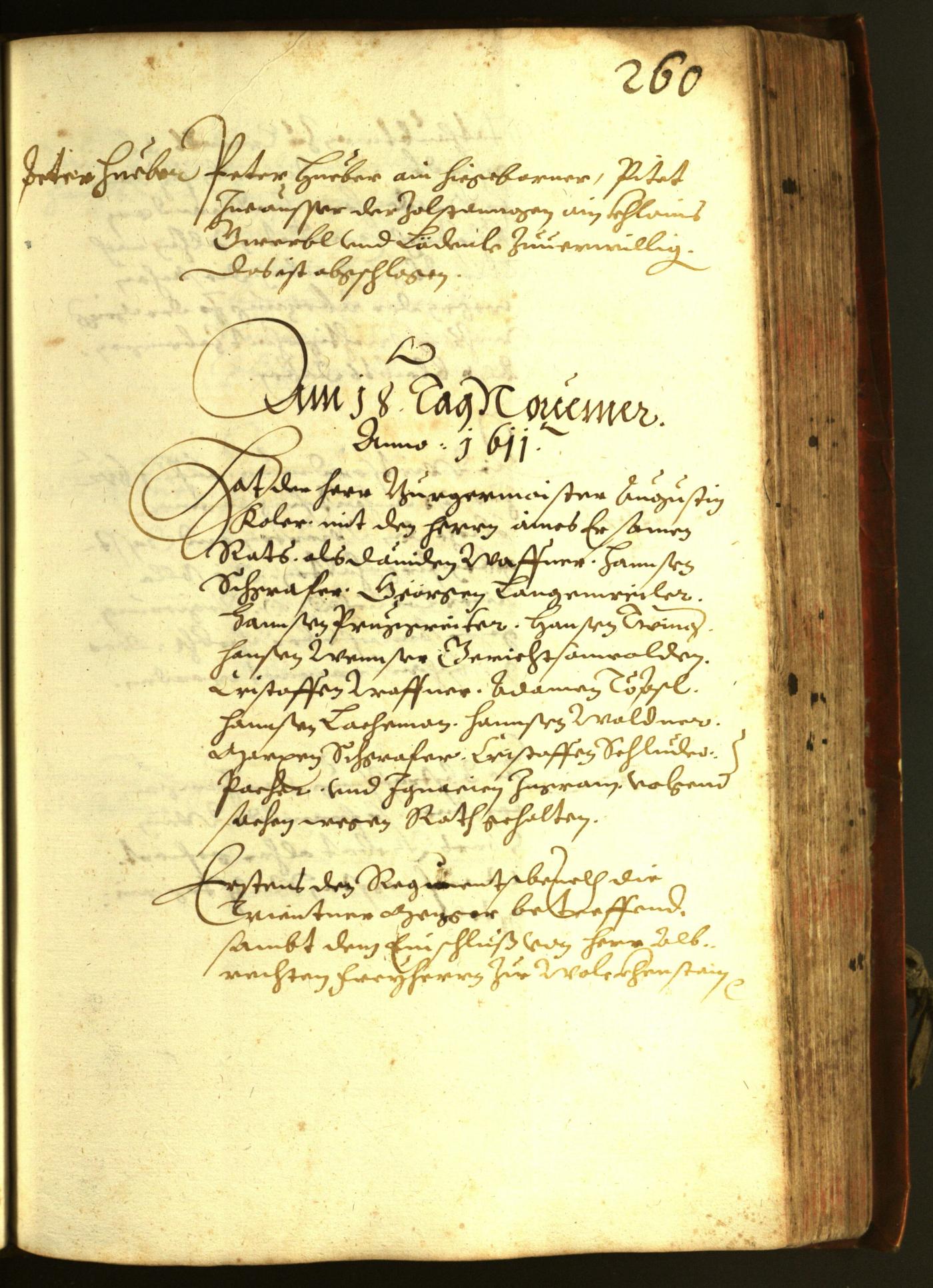 Civic Archives of Bozen-Bolzano - BOhisto Minutes of the council 1611 