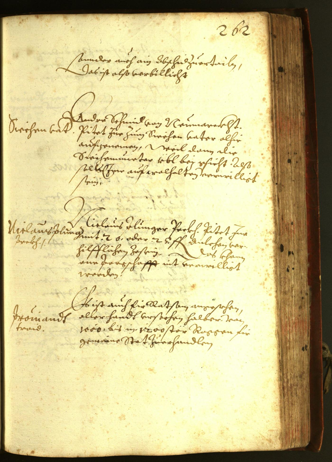 Stadtarchiv Bozen - BOhisto Ratsprotokoll 1611 