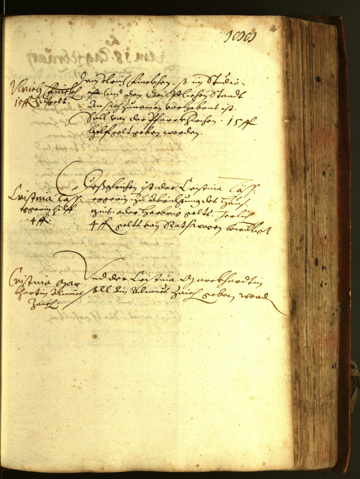 Stadtarchiv Bozen - BOhisto Ratsprotokoll 1611 