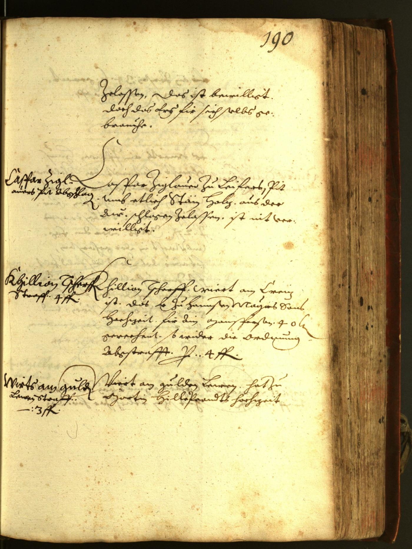 Stadtarchiv Bozen - BOhisto Ratsprotokoll 1611 