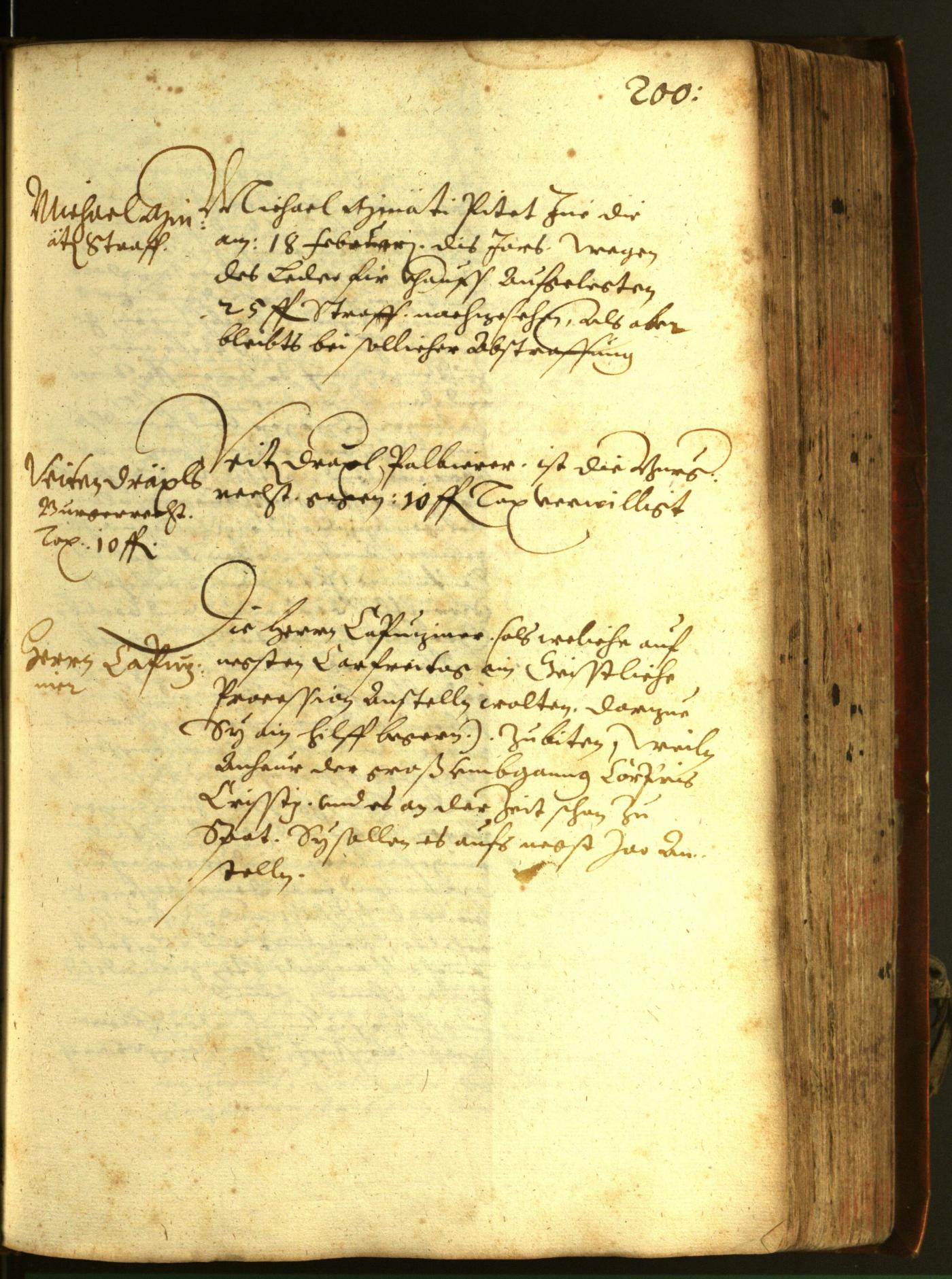 Civic Archives of Bozen-Bolzano - BOhisto Minutes of the council 1611 