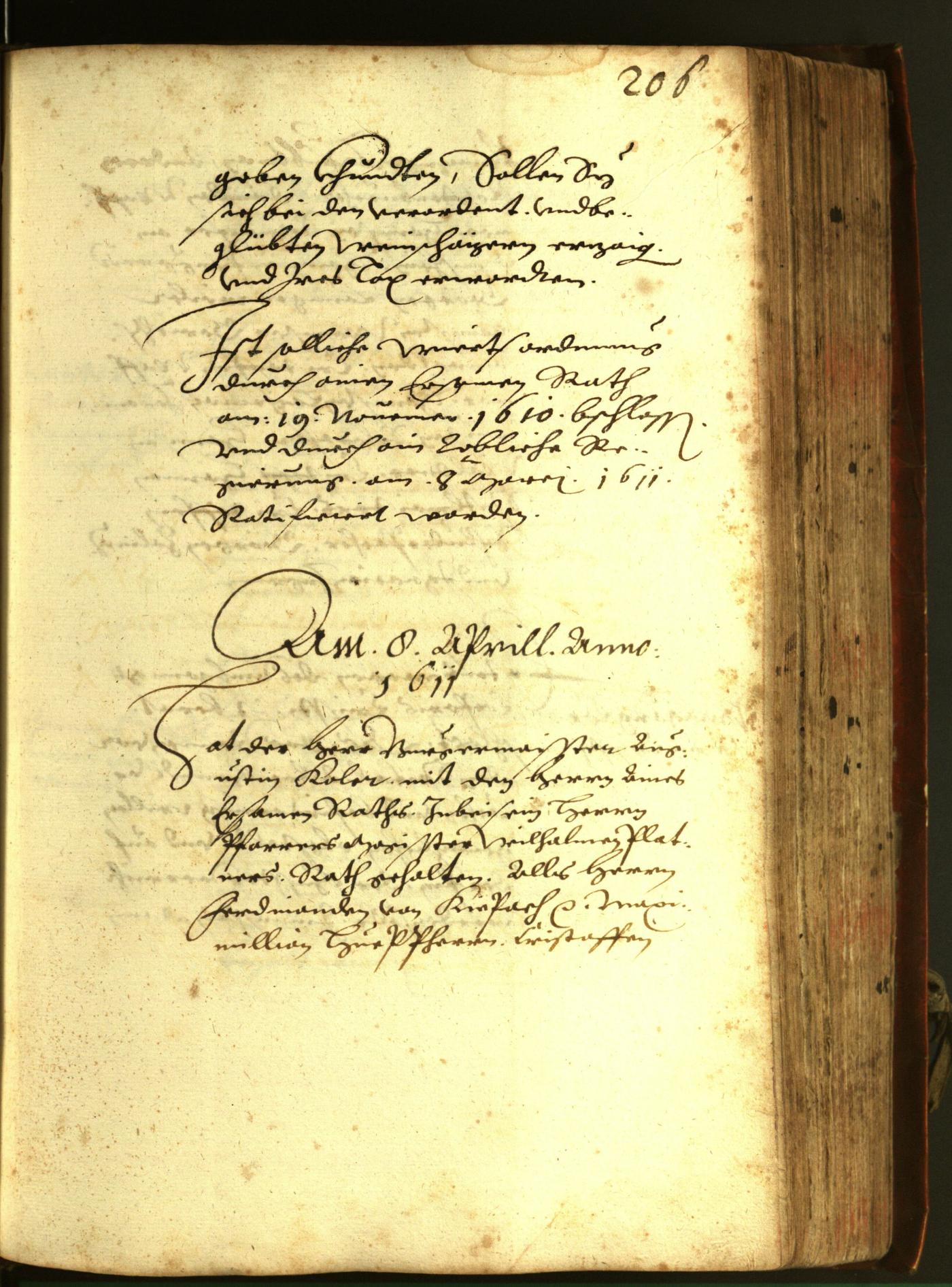 Civic Archives of Bozen-Bolzano - BOhisto Minutes of the council 1611 