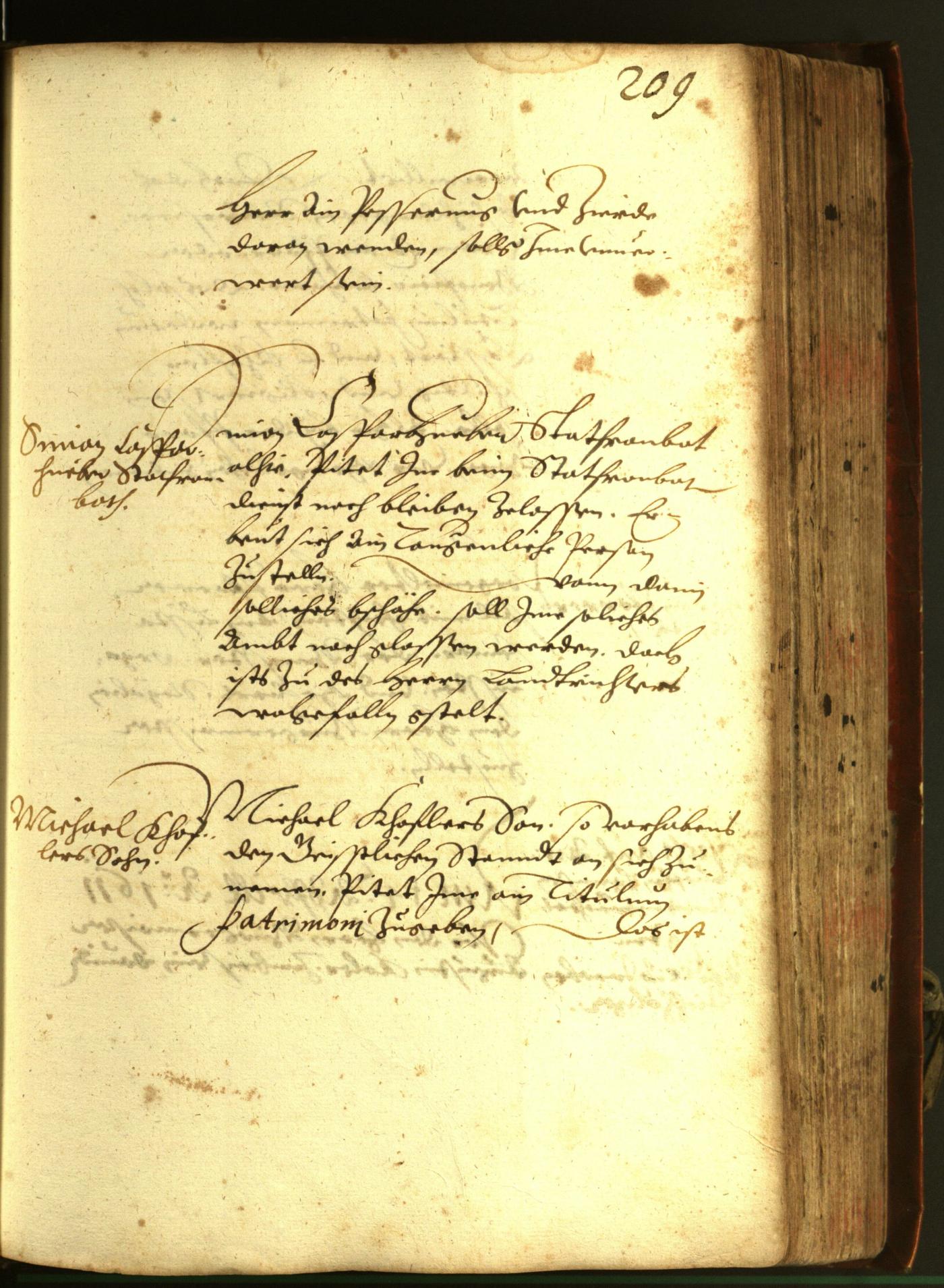 Stadtarchiv Bozen - BOhisto Ratsprotokoll 1611 