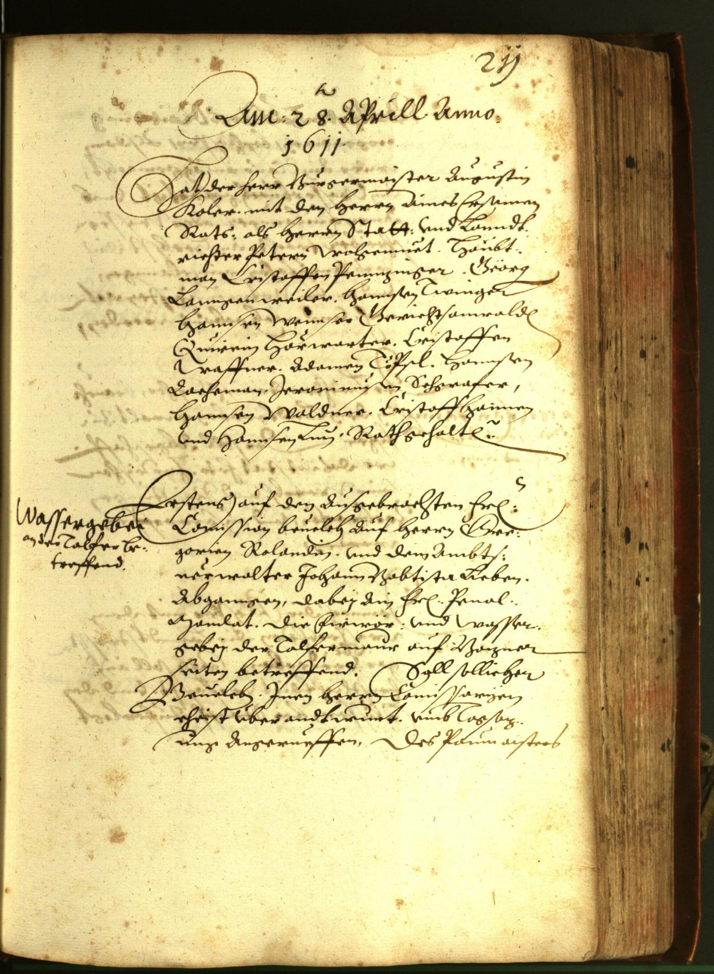 Civic Archives of Bozen-Bolzano - BOhisto Minutes of the council 1611 