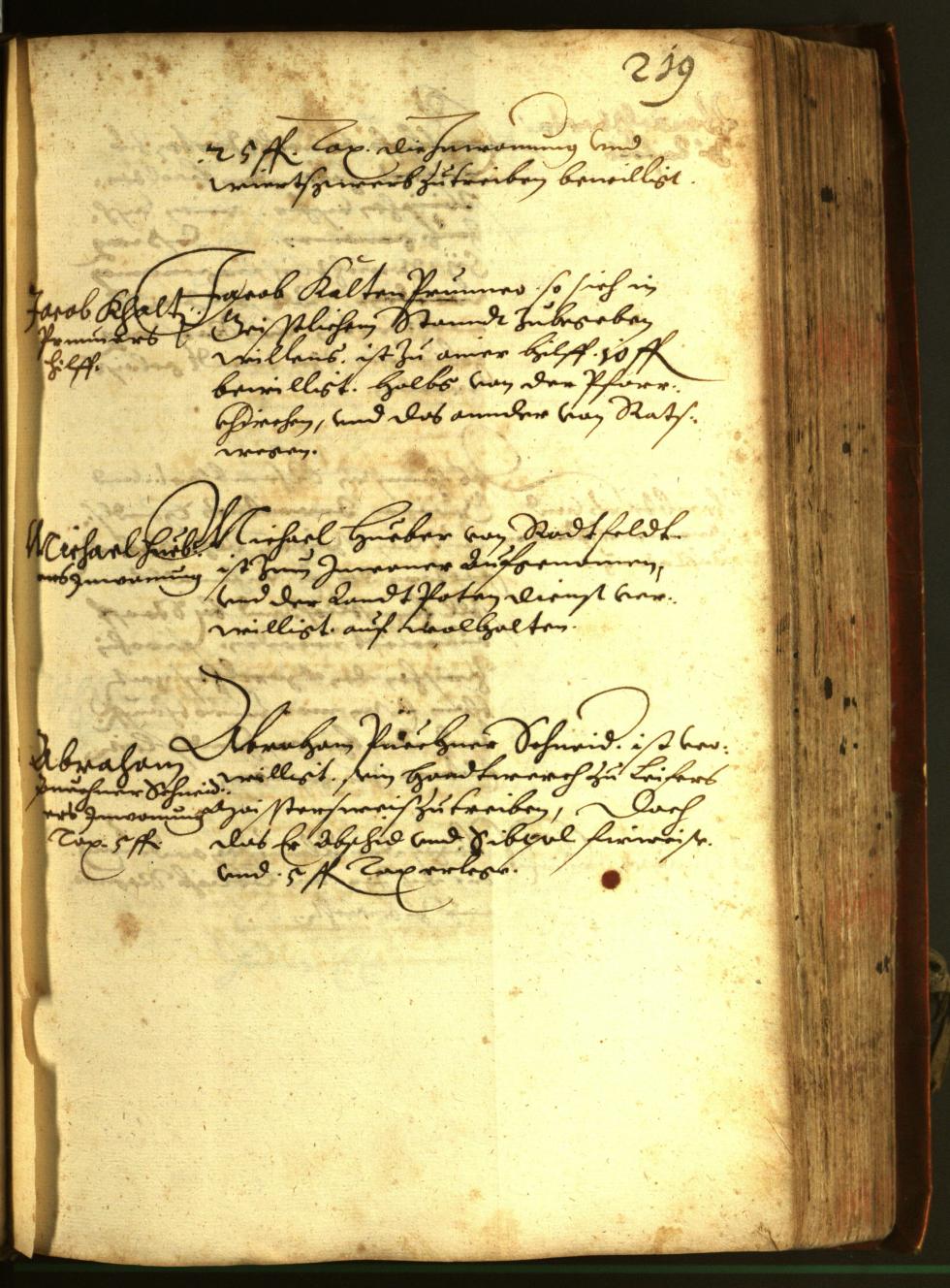 Stadtarchiv Bozen - BOhisto Ratsprotokoll 1611 