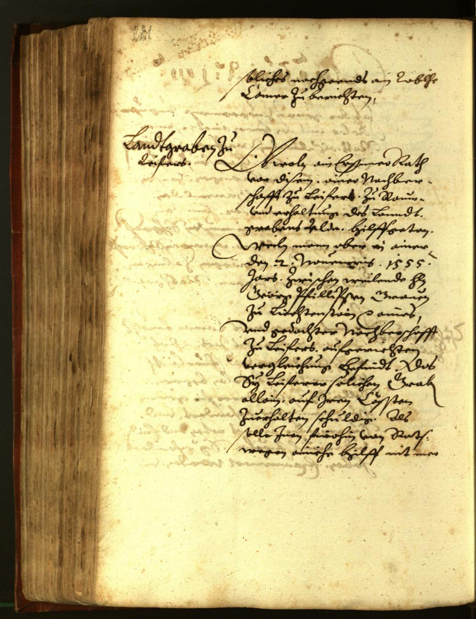 Stadtarchiv Bozen - BOhisto Ratsprotokoll 1611 