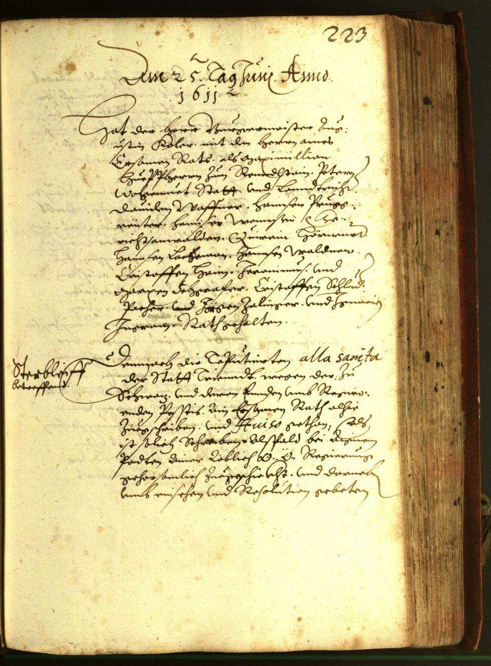 Archivio Storico della Città di Bolzano - BOhisto protocollo consiliare 1611 