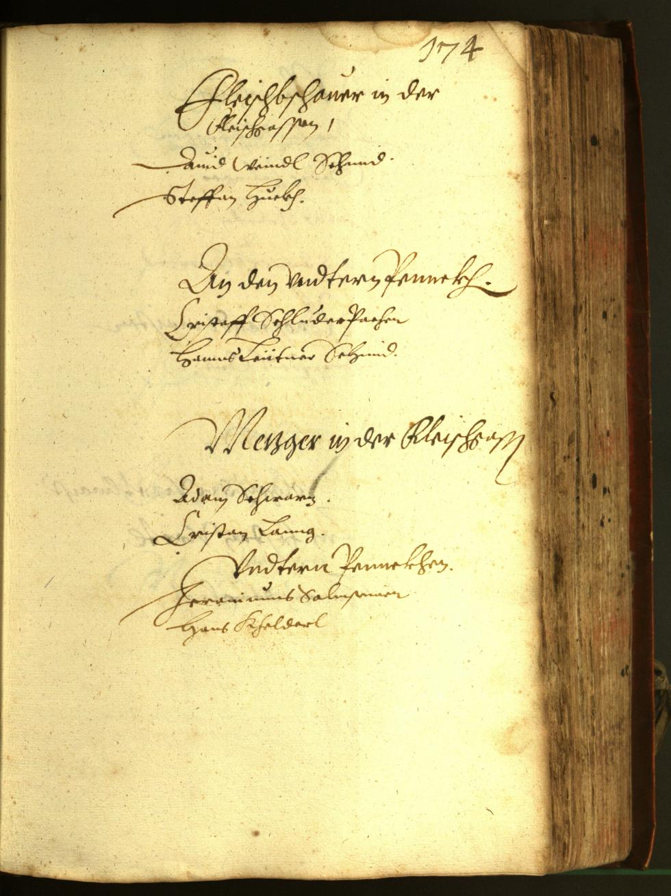 Stadtarchiv Bozen - BOhisto Ratsprotokoll 1611 