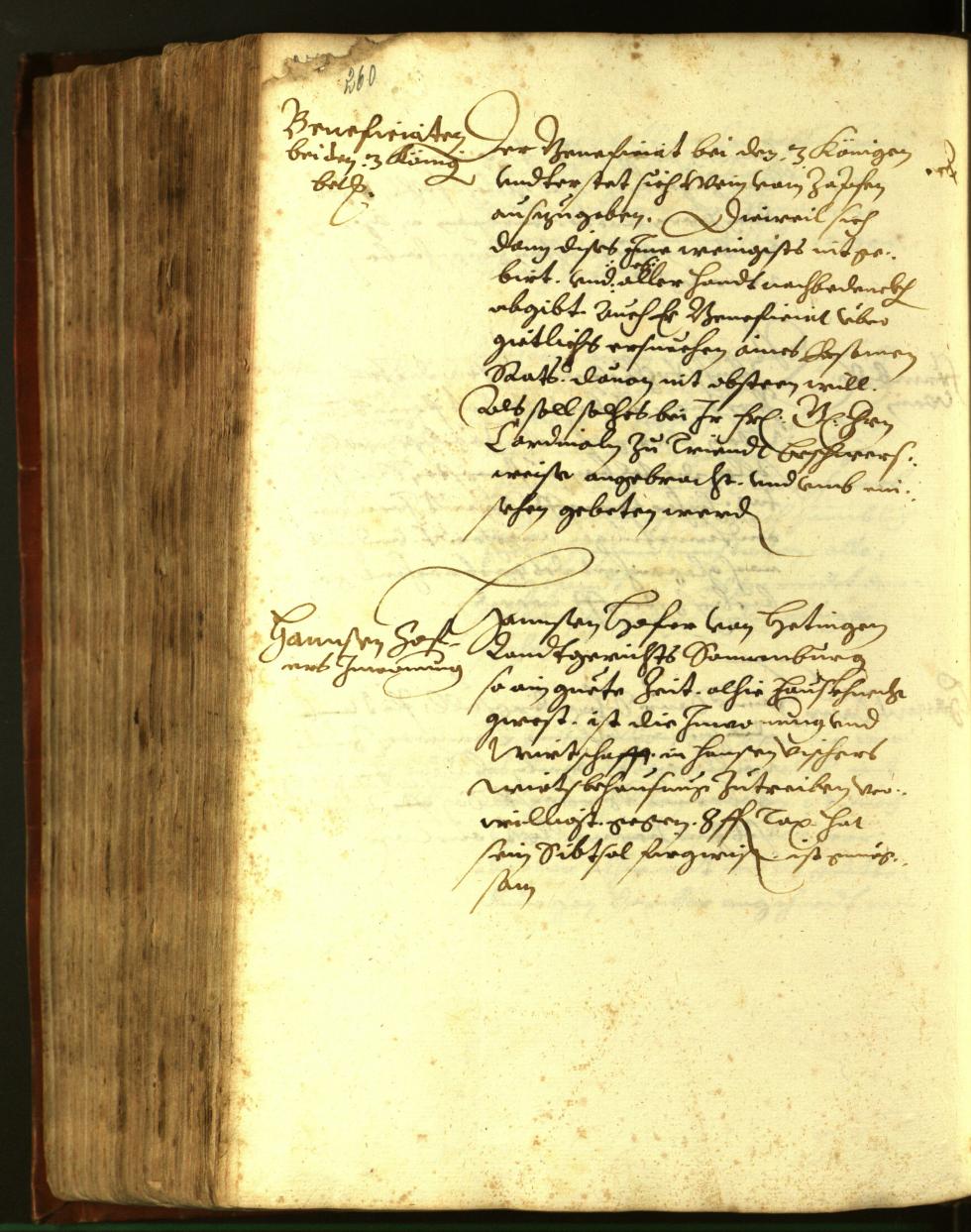 Stadtarchiv Bozen - BOhisto Ratsprotokoll 1611 