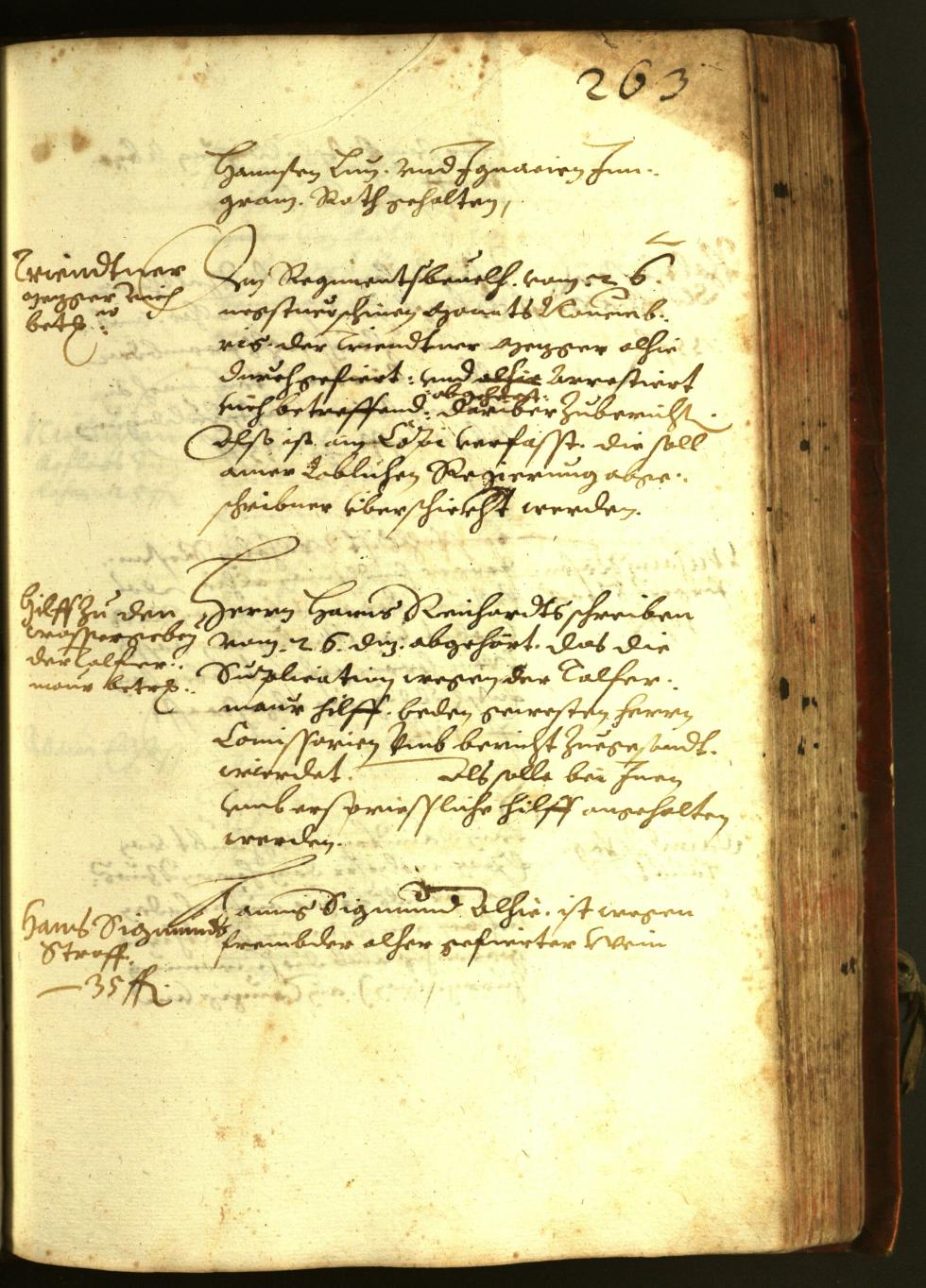 Stadtarchiv Bozen - BOhisto Ratsprotokoll 1611 