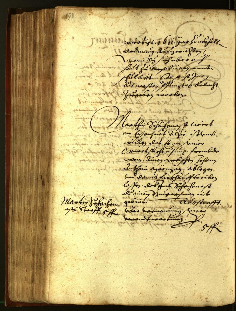 Stadtarchiv Bozen - BOhisto Ratsprotokoll 1611 