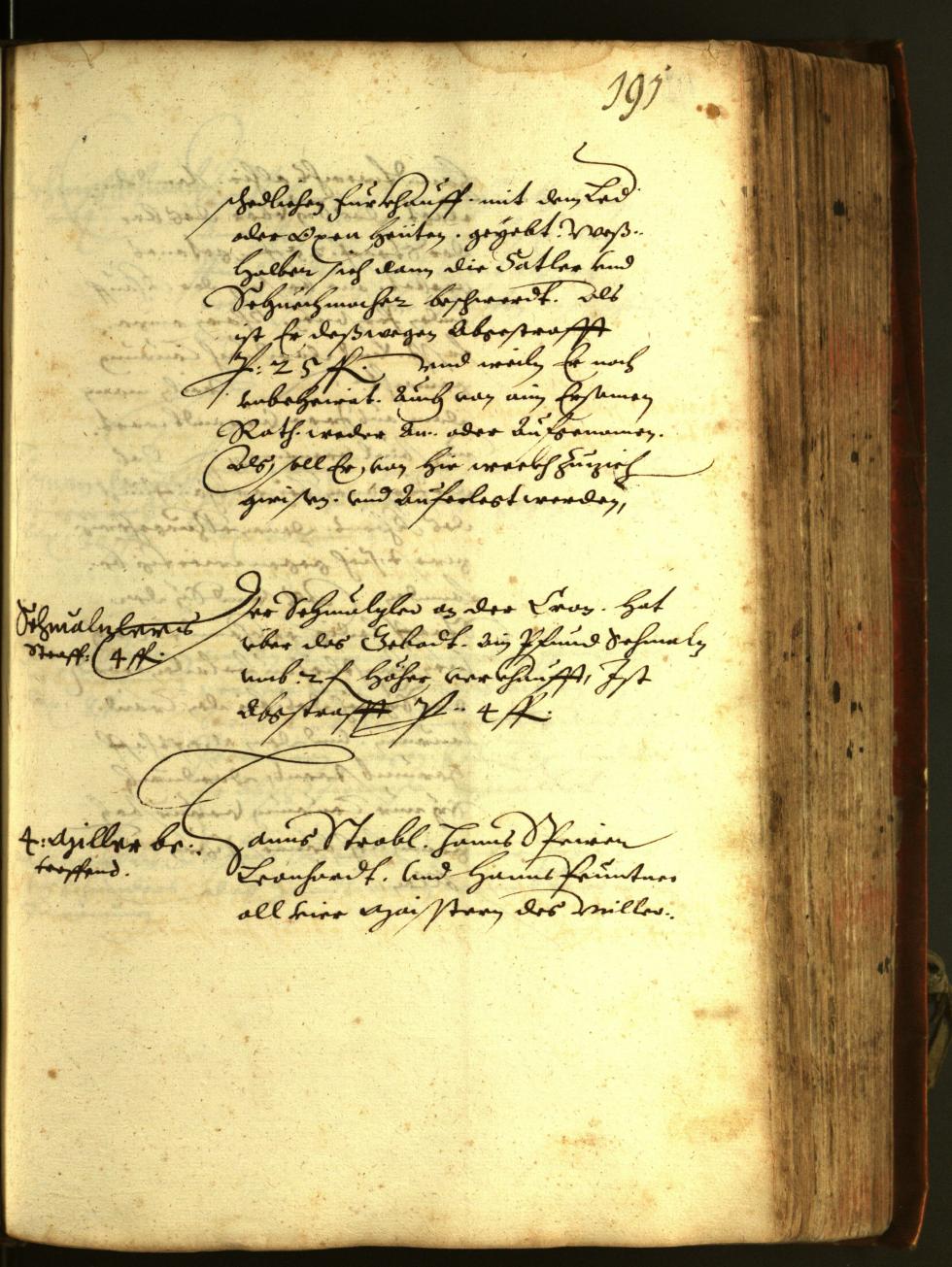 Stadtarchiv Bozen - BOhisto Ratsprotokoll 1611 