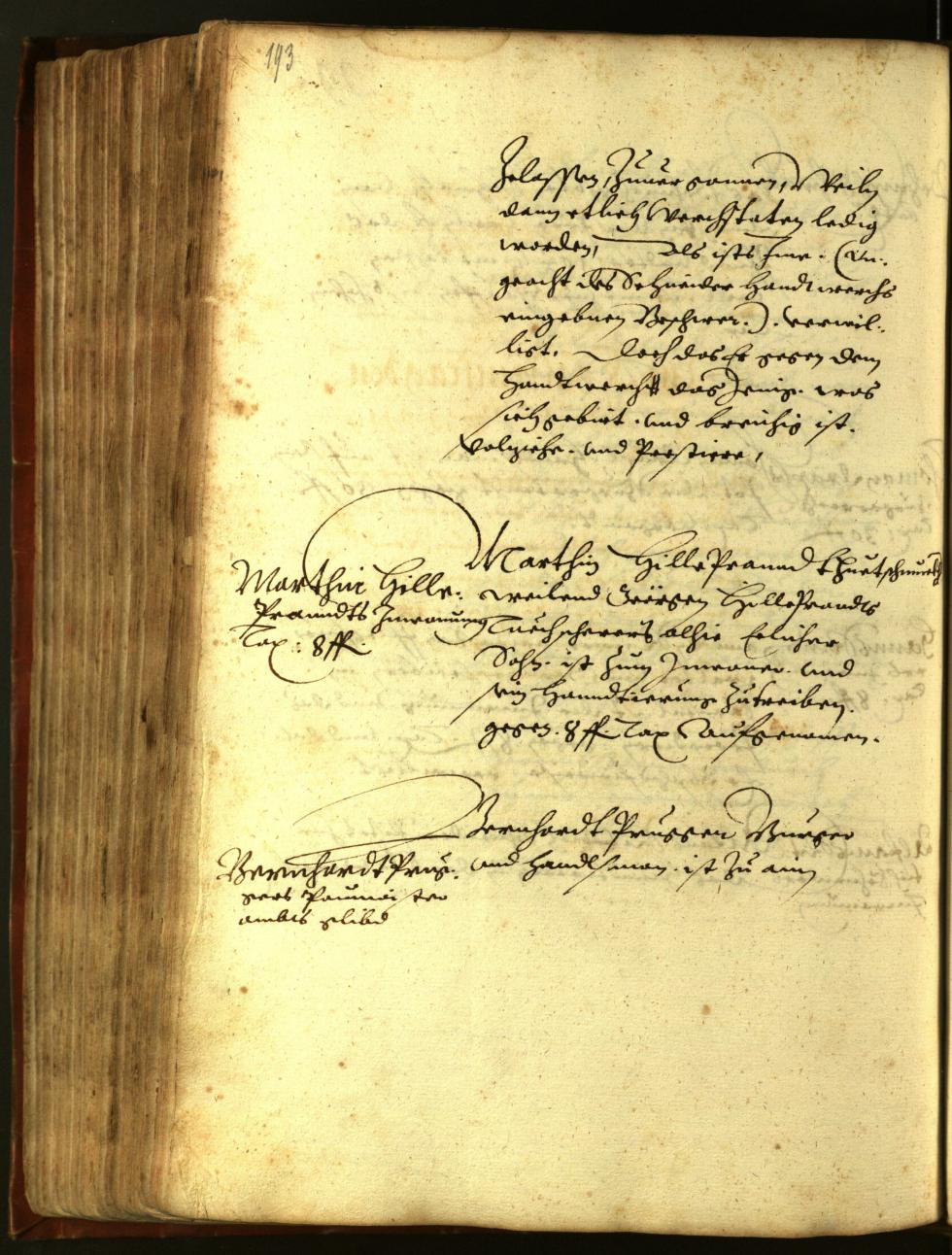 Stadtarchiv Bozen - BOhisto Ratsprotokoll 1611 