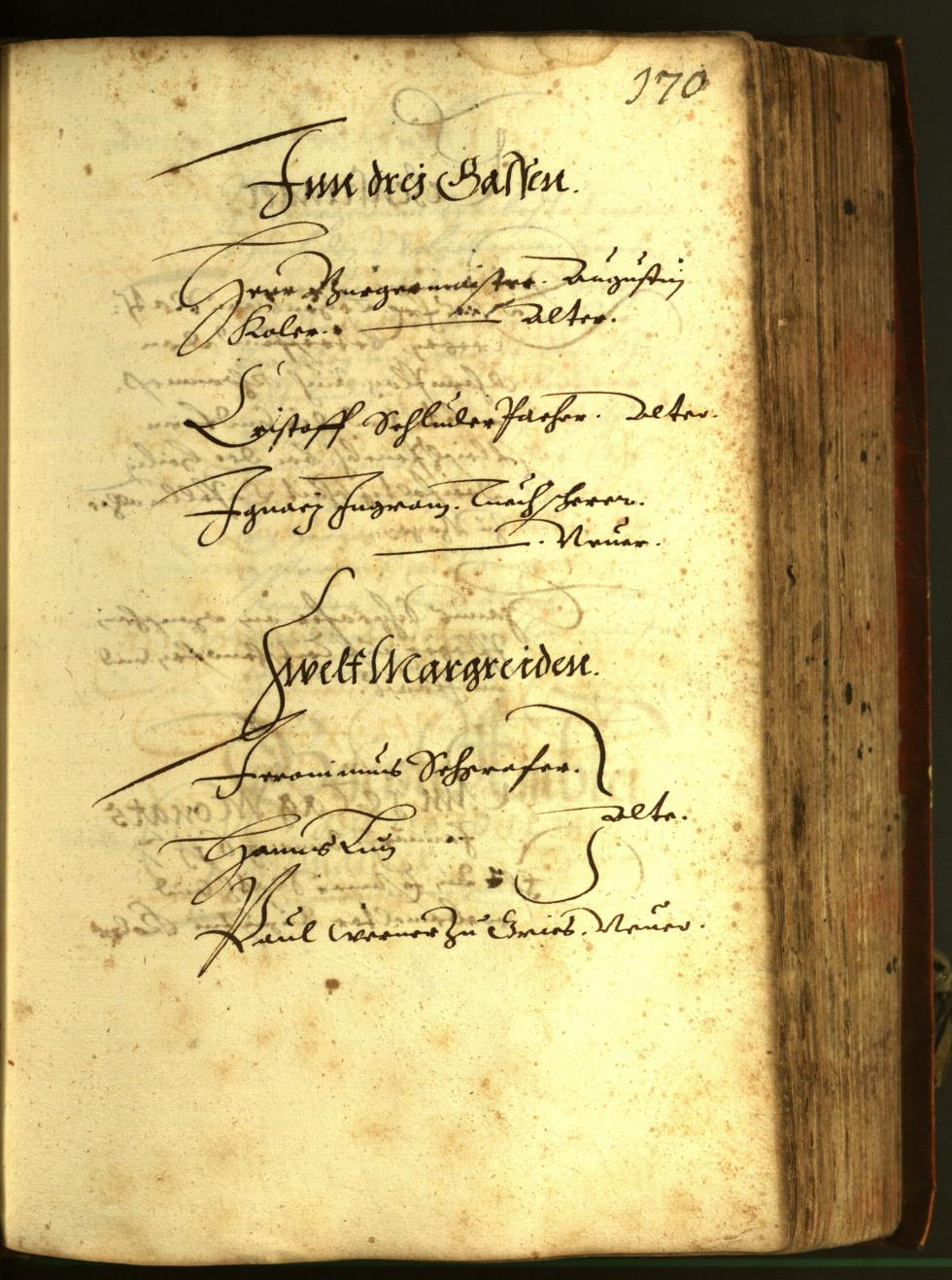 Stadtarchiv Bozen - BOhisto Ratsprotokoll 1611 
