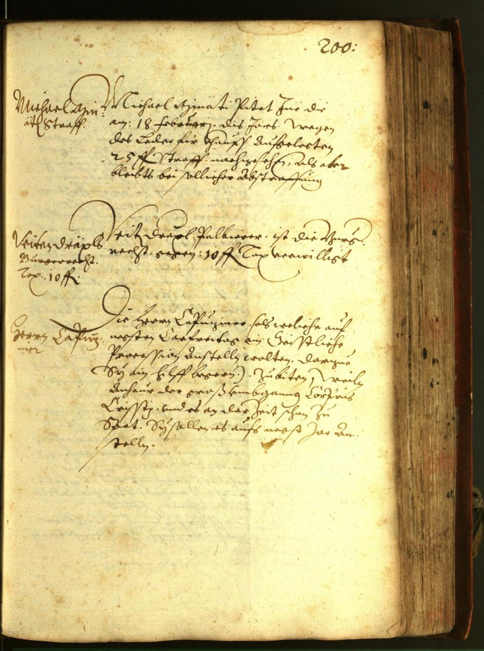 Civic Archives of Bozen-Bolzano - BOhisto Minutes of the council 1611 