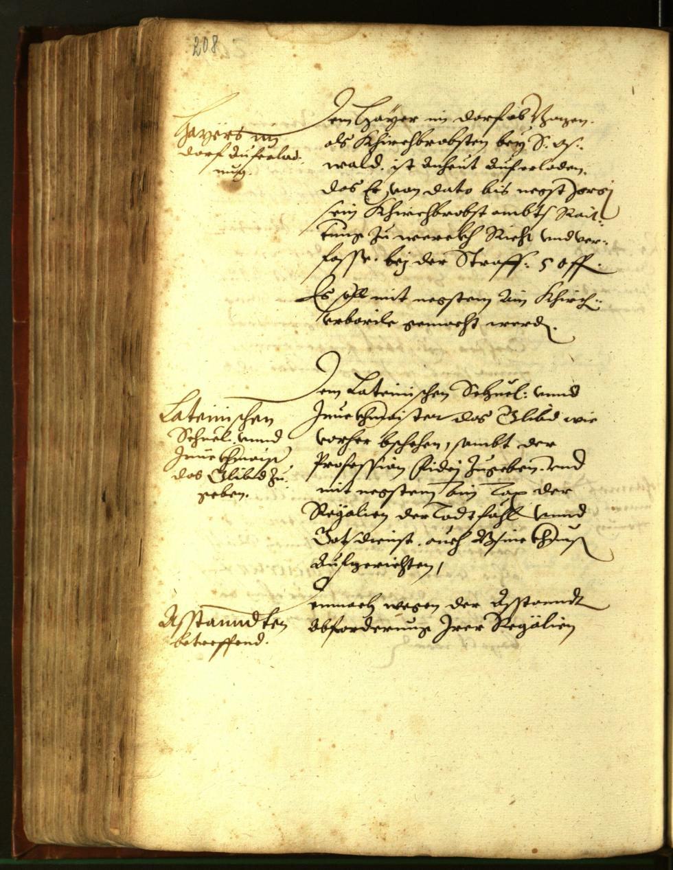 Stadtarchiv Bozen - BOhisto Ratsprotokoll 1611 