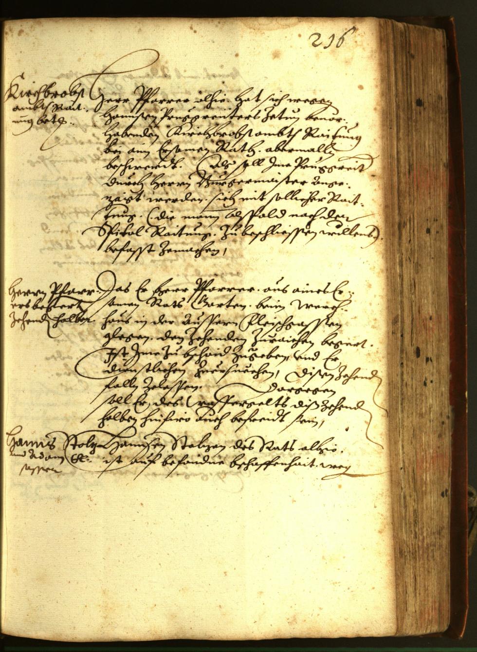 Civic Archives of Bozen-Bolzano - BOhisto Minutes of the council 1611 