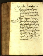 Archivio Storico della Città di Bolzano - BOhisto protocollo consiliare 1611 - 