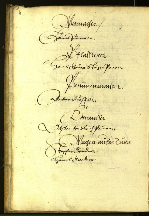 Stadtarchiv Bozen - BOhisto Ratsprotokoll 1612 