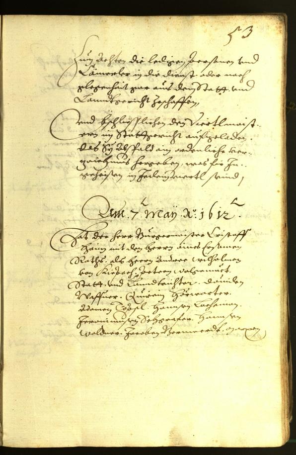 Civic Archives of Bozen-Bolzano - BOhisto Minutes of the council 1612 