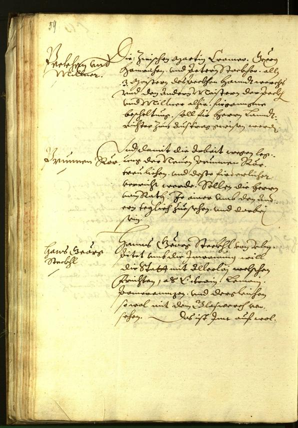 Civic Archives of Bozen-Bolzano - BOhisto Minutes of the council 1612 