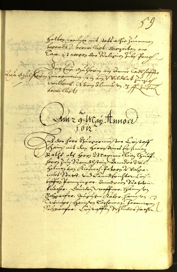 Archivio Storico della Città di Bolzano - BOhisto protocollo consiliare 1612 