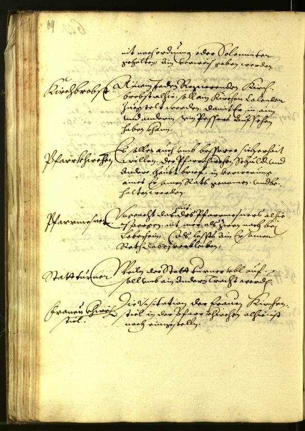 Stadtarchiv Bozen - BOhisto Ratsprotokoll 1612 