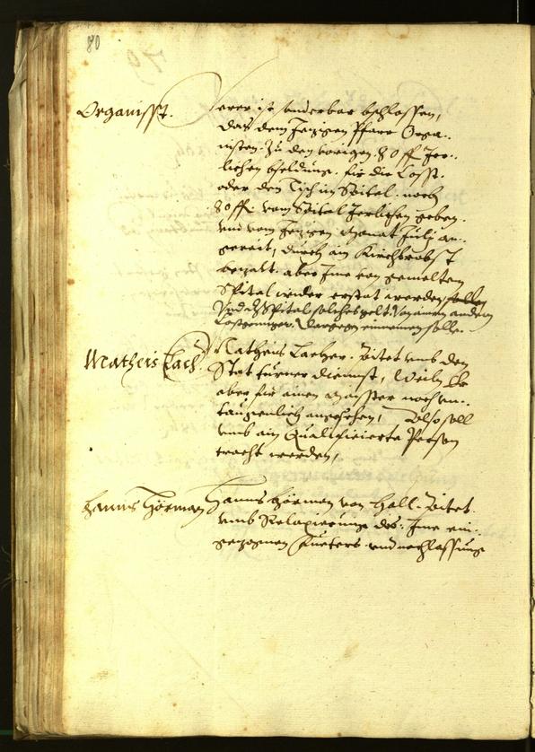 Stadtarchiv Bozen - BOhisto Ratsprotokoll 1612 