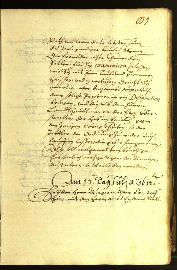 Archivio Storico della Città di Bolzano - BOhisto protocollo consiliare 1612 