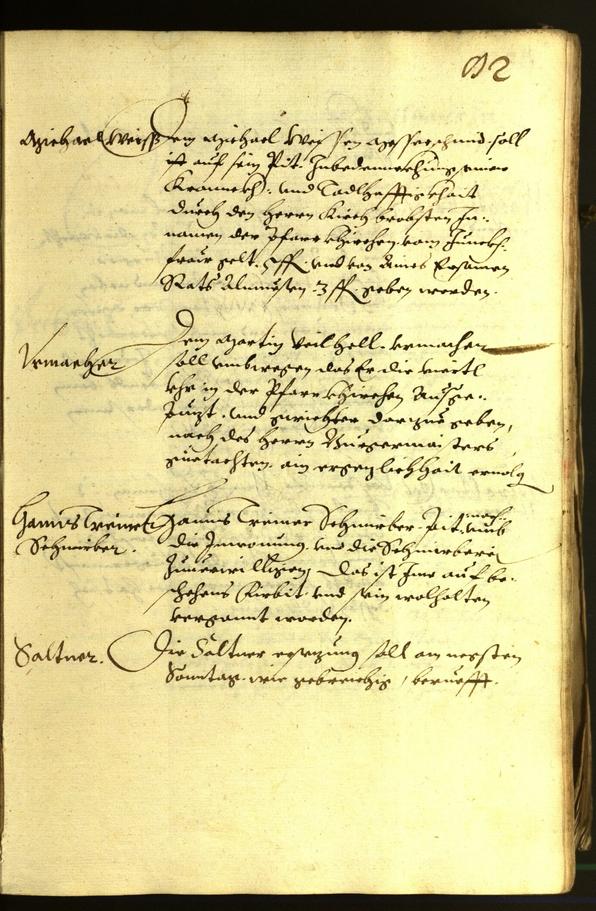 Civic Archives of Bozen-Bolzano - BOhisto Minutes of the council 1612 