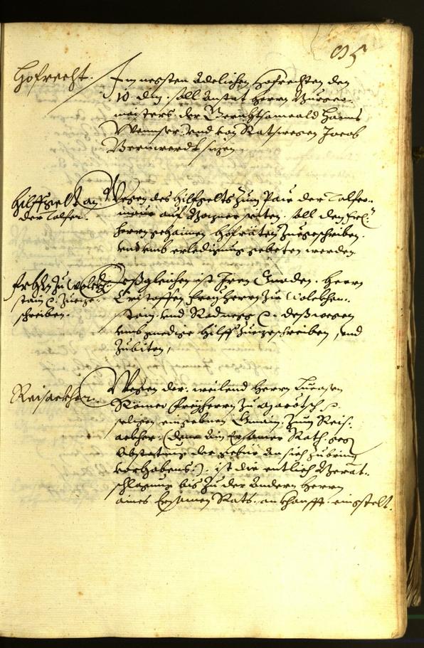 Civic Archives of Bozen-Bolzano - BOhisto Minutes of the council 1612 