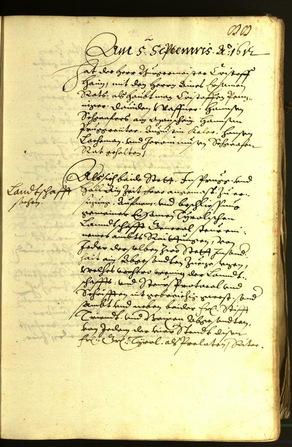 Archivio Storico della Città di Bolzano - BOhisto protocollo consiliare 1612 