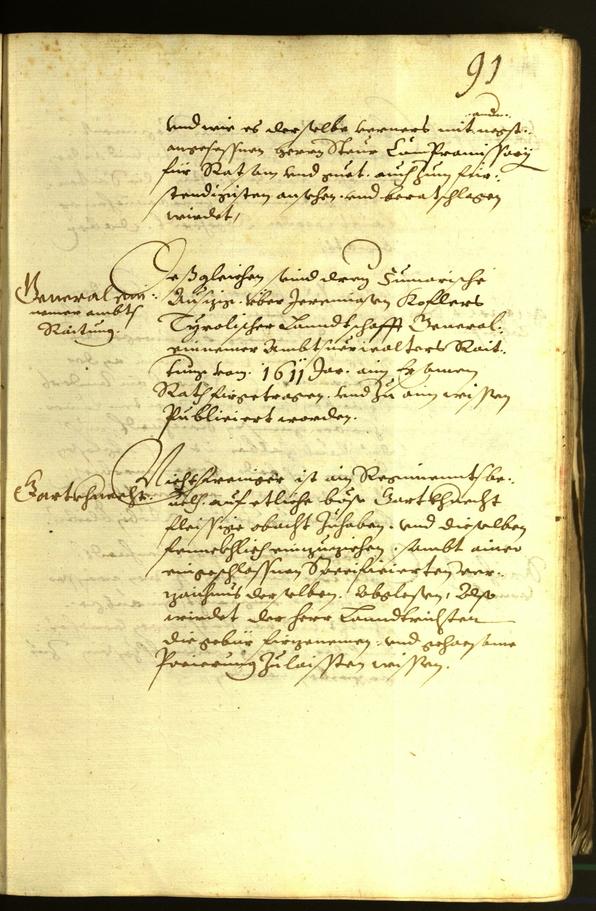 Civic Archives of Bozen-Bolzano - BOhisto Minutes of the council 1612 