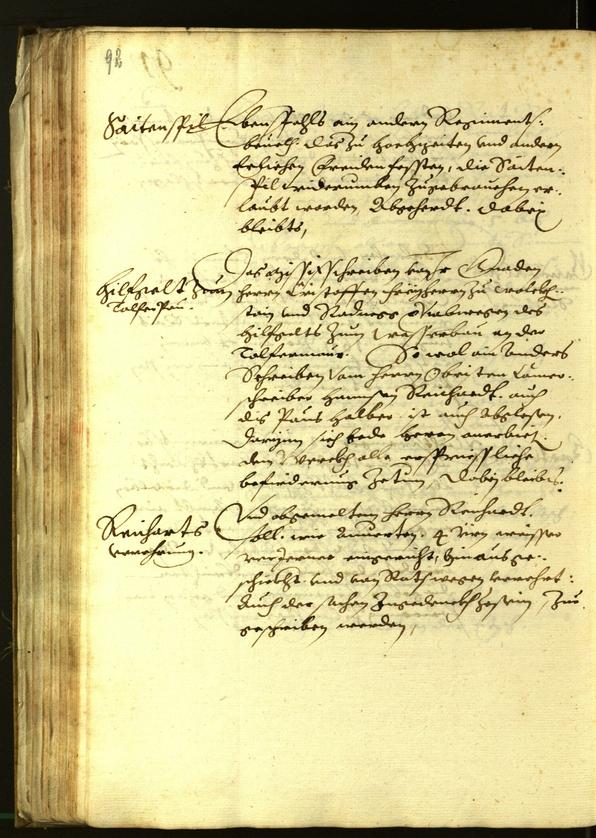 Civic Archives of Bozen-Bolzano - BOhisto Minutes of the council 1612 