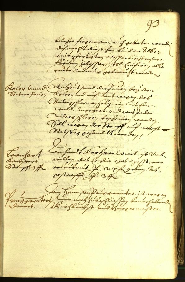 Civic Archives of Bozen-Bolzano - BOhisto Minutes of the council 1612 