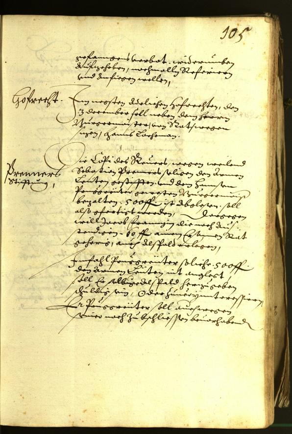 Stadtarchiv Bozen - BOhisto Ratsprotokoll 1612 