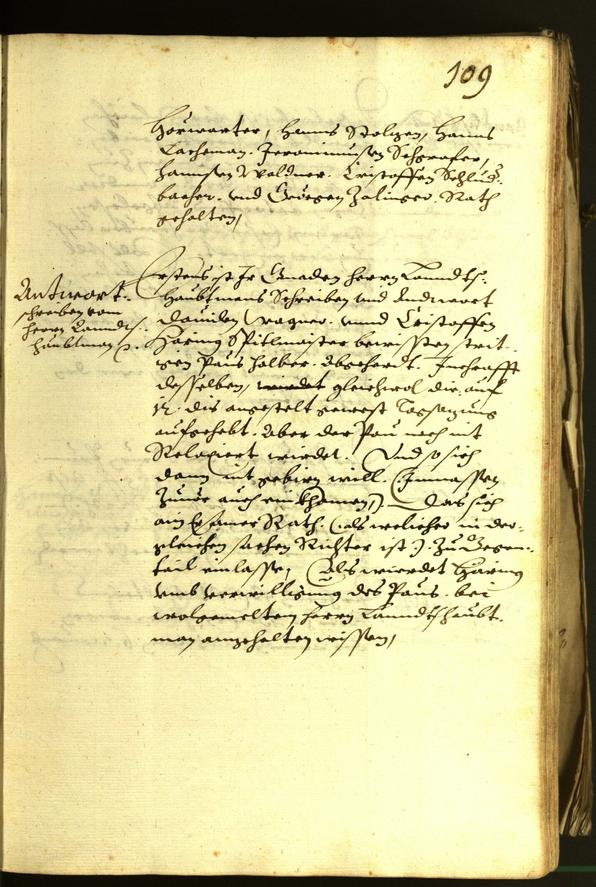 Stadtarchiv Bozen - BOhisto Ratsprotokoll 1612 