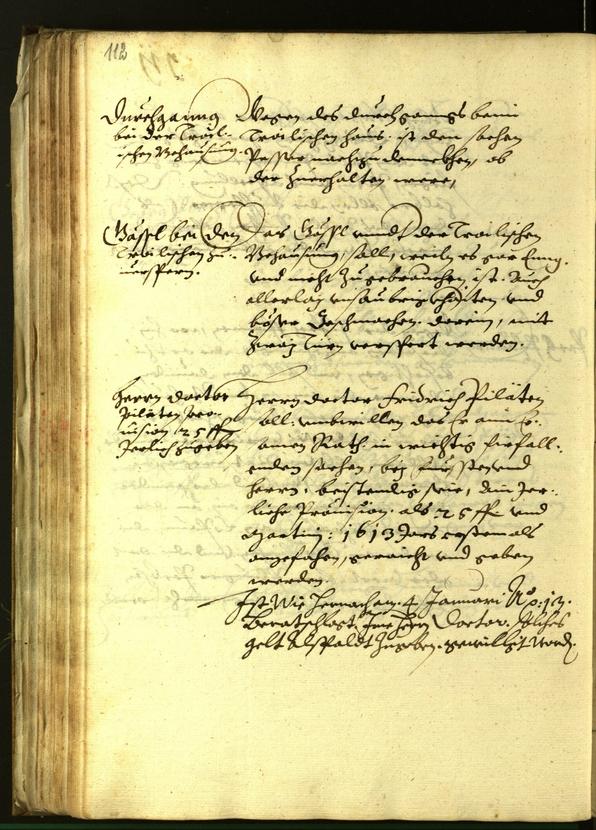 Civic Archives of Bozen-Bolzano - BOhisto Minutes of the council 1612 