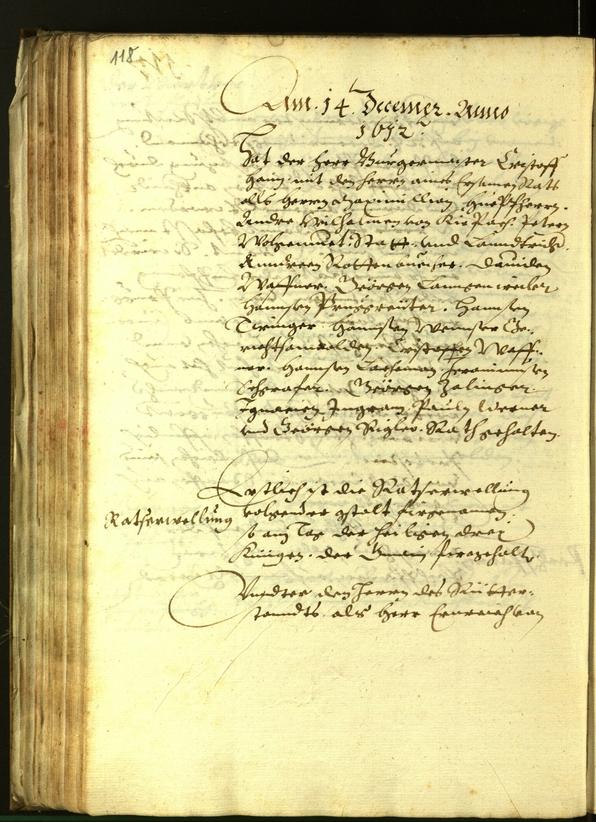 Archivio Storico della Città di Bolzano - BOhisto protocollo consiliare 1612 