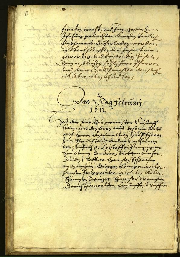 Civic Archives of Bozen-Bolzano - BOhisto Minutes of the council 1612 