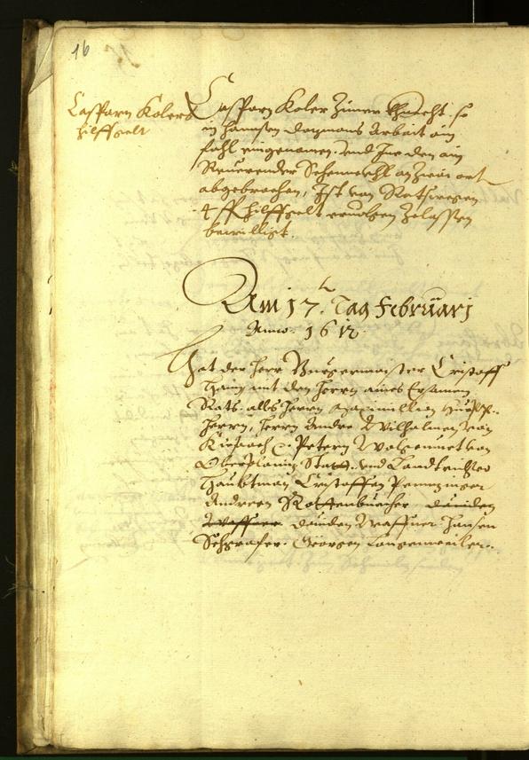 Civic Archives of Bozen-Bolzano - BOhisto Minutes of the council 1612 