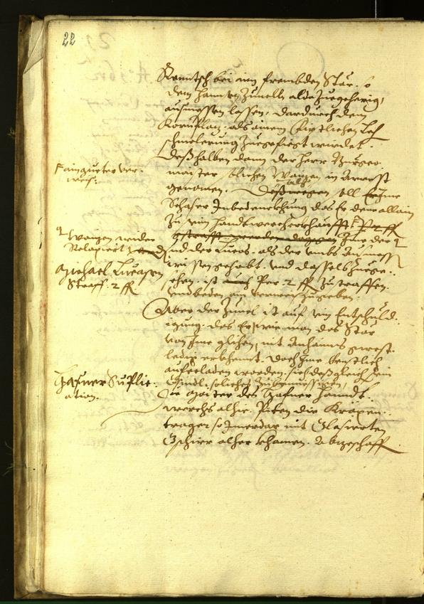 Stadtarchiv Bozen - BOhisto Ratsprotokoll 1612 