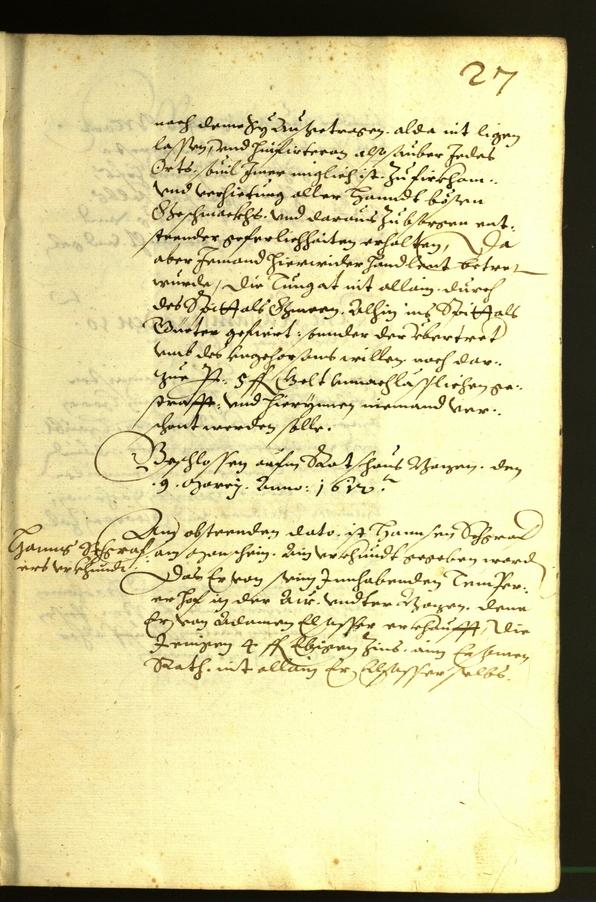 Stadtarchiv Bozen - BOhisto Ratsprotokoll 1612 