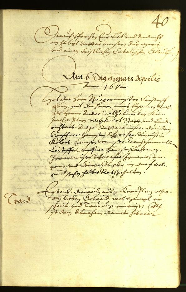 Civic Archives of Bozen-Bolzano - BOhisto Minutes of the council 1612 