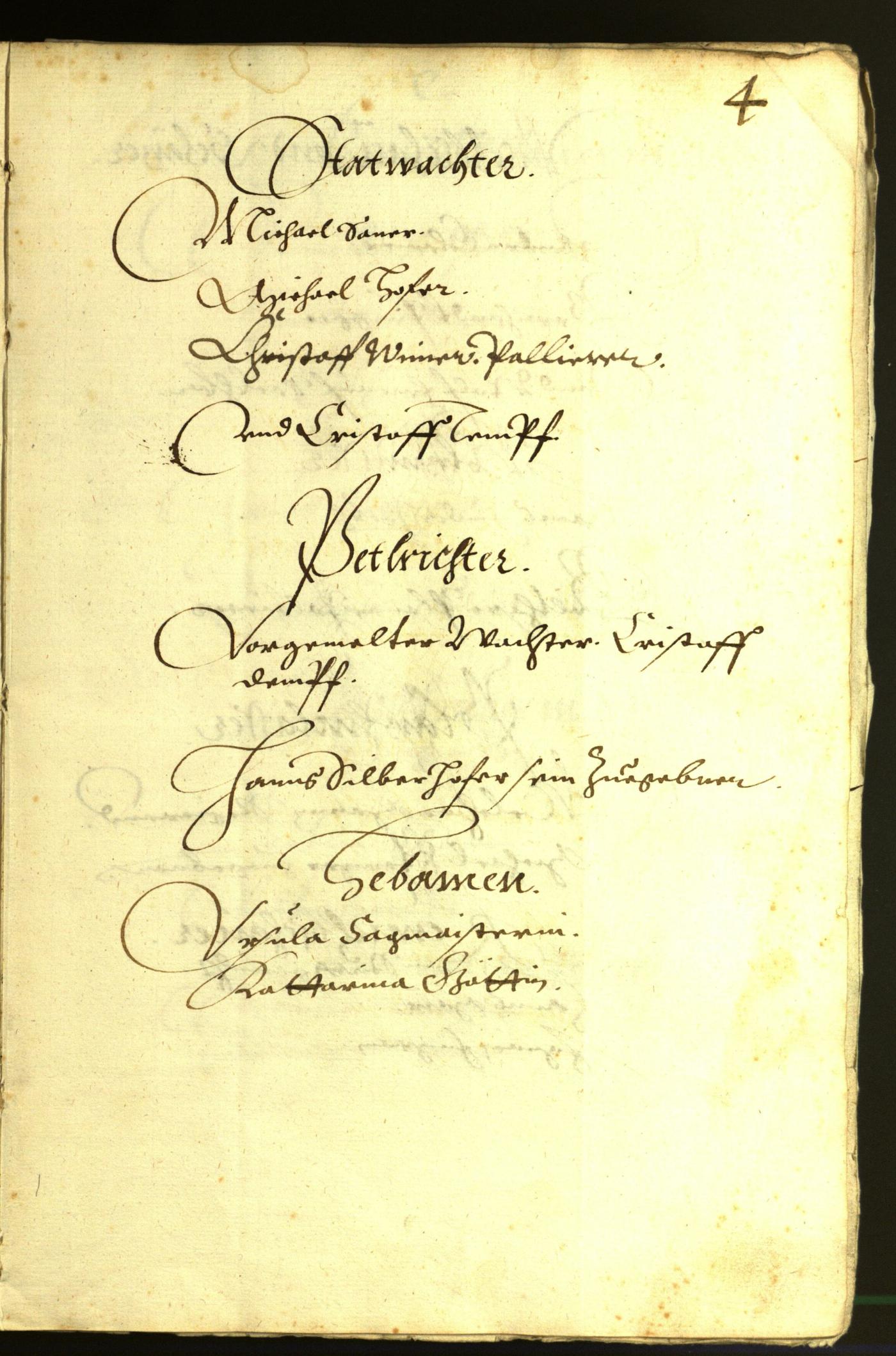 Stadtarchiv Bozen - BOhisto Ratsprotokoll 1612 